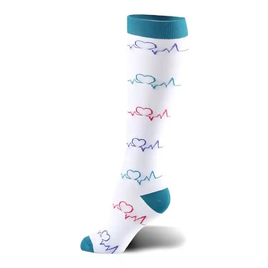 Chaussettes Infirmière - blanche et signe coeur - cocoonease